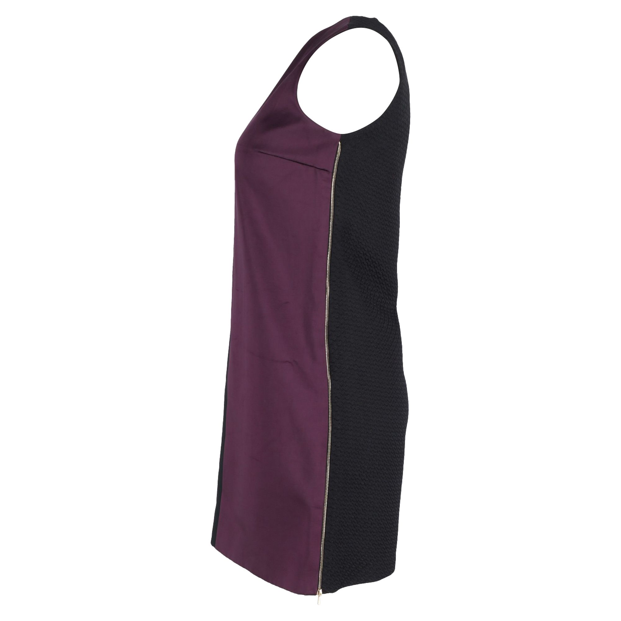 Victoria Beckham Preloved Color-Block Mini Sleeveless Dress in Multicolor Polyester