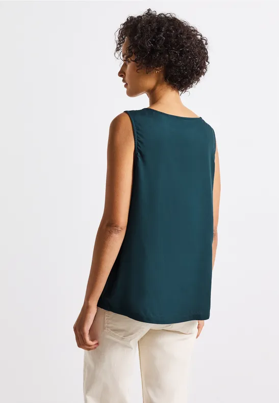 Blusentop mit Raffung