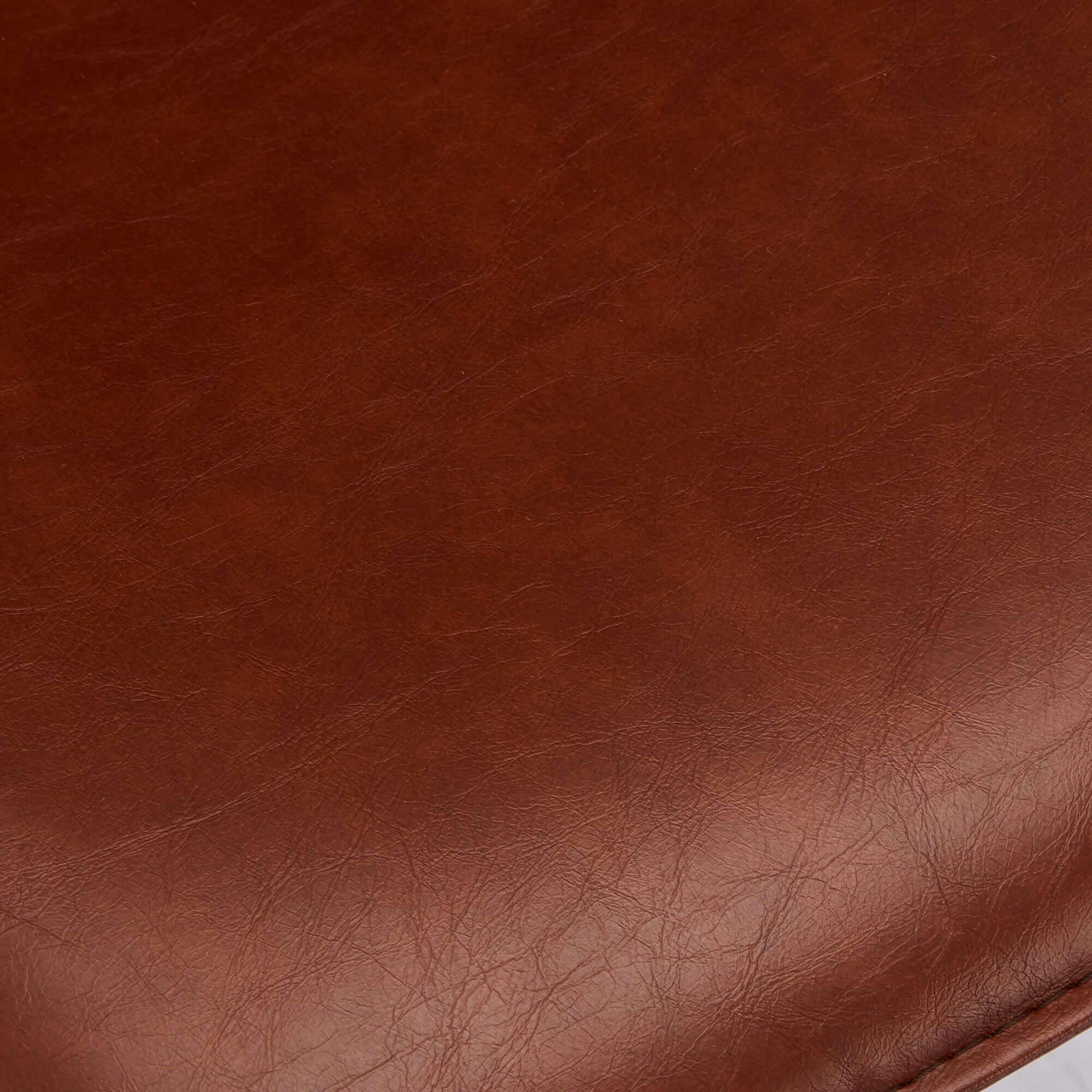 ISABEL - Lot de 2 chaise de bar en simili marron clair H70