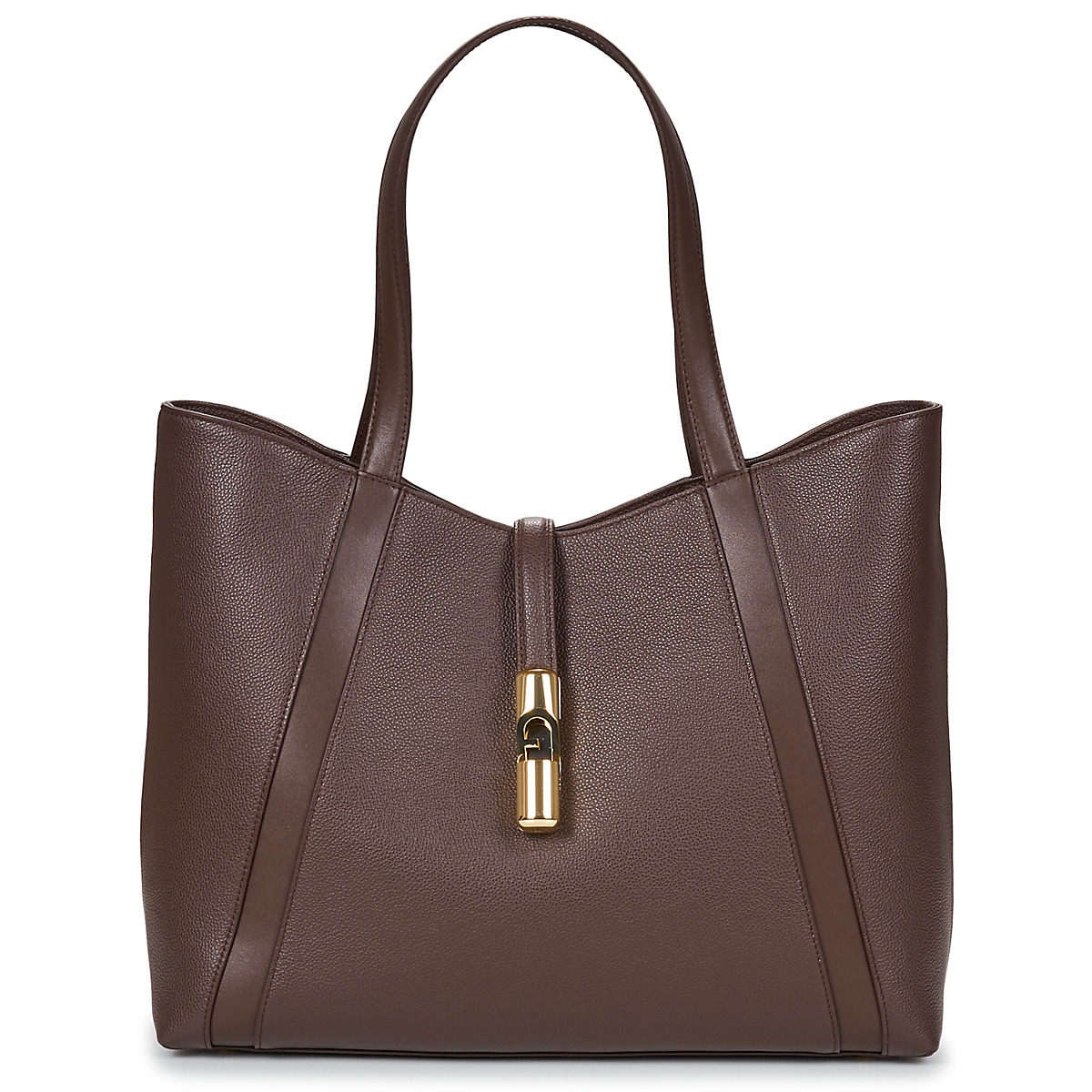 Furla - FURLA GOCCIA L TOTE - Brown