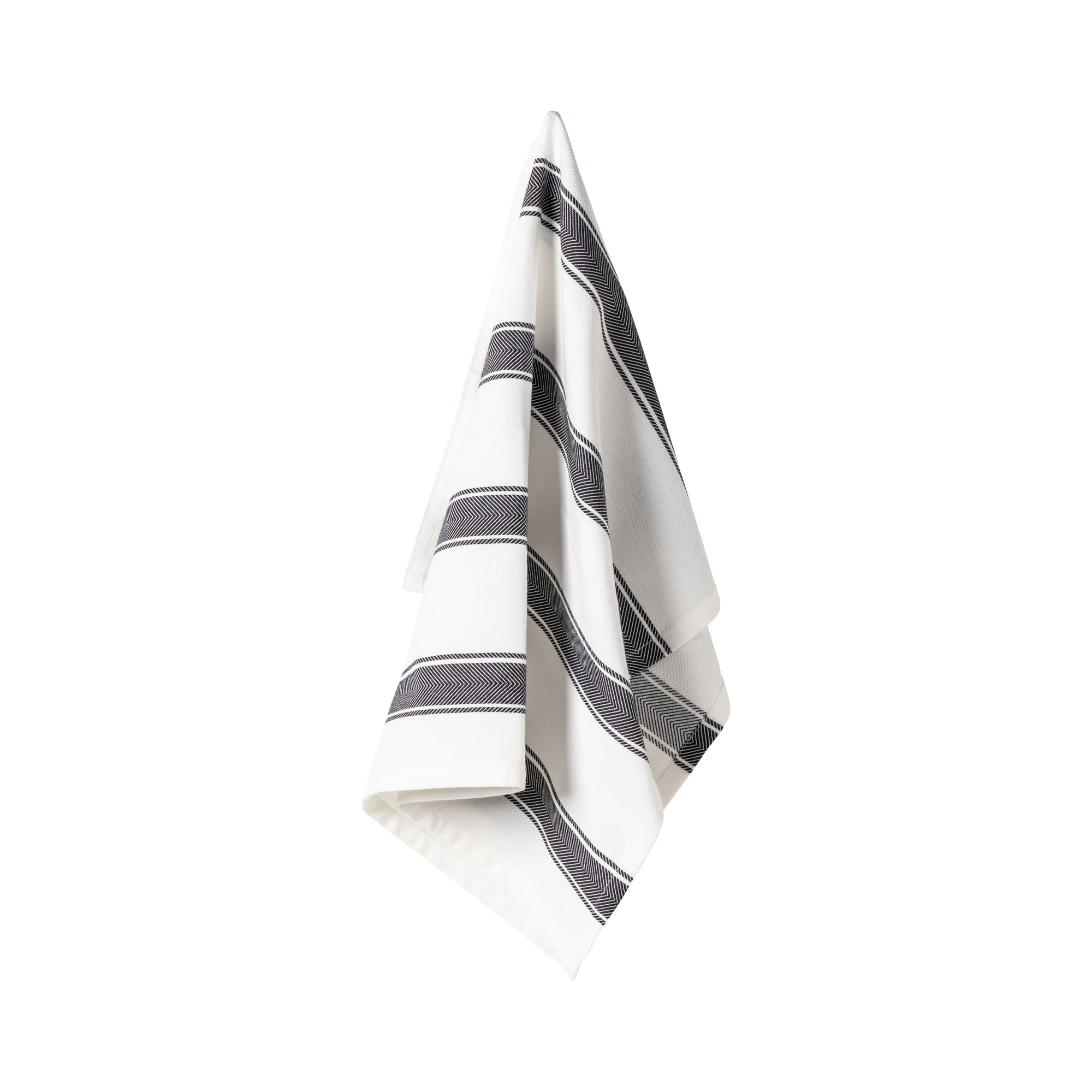 Kitchen Towel Herringbone Stripes 100% Cotton Alessa, Casafina by COSTA NOVA