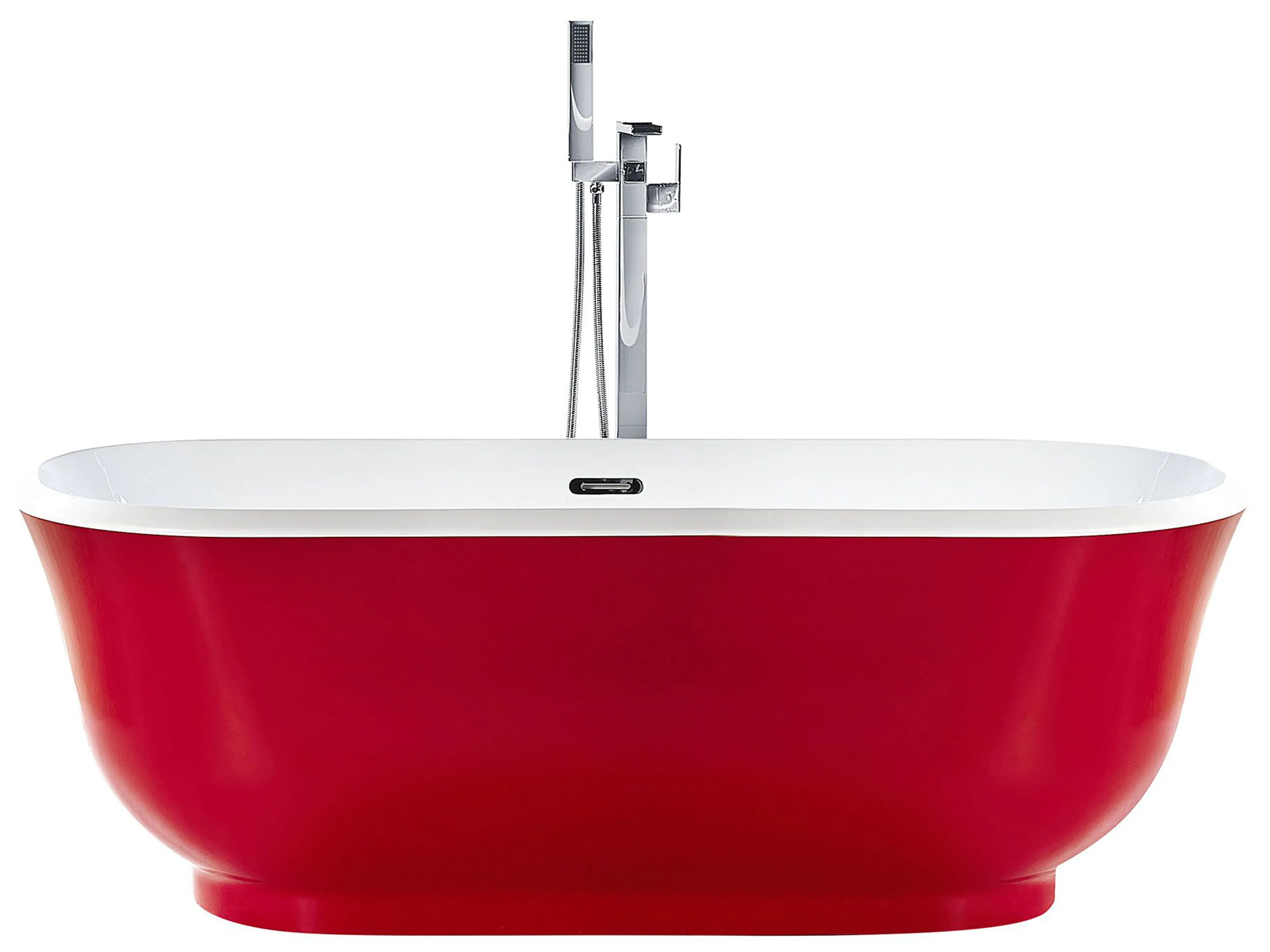 Freestanding Bathtub TESORO 1700 x 770 mm Red