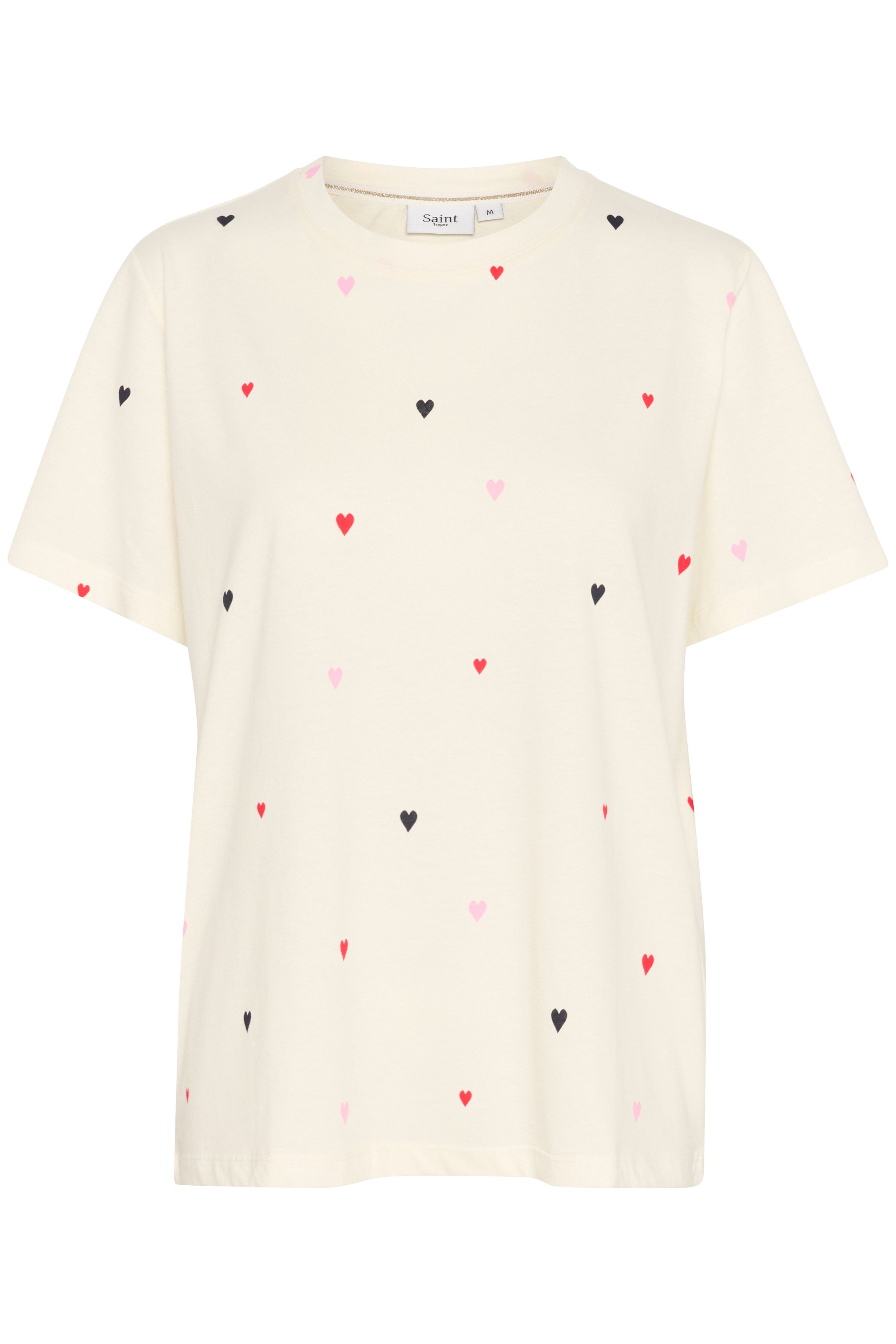Saint Tropez JohannaSZ Heart Print T-Shirt