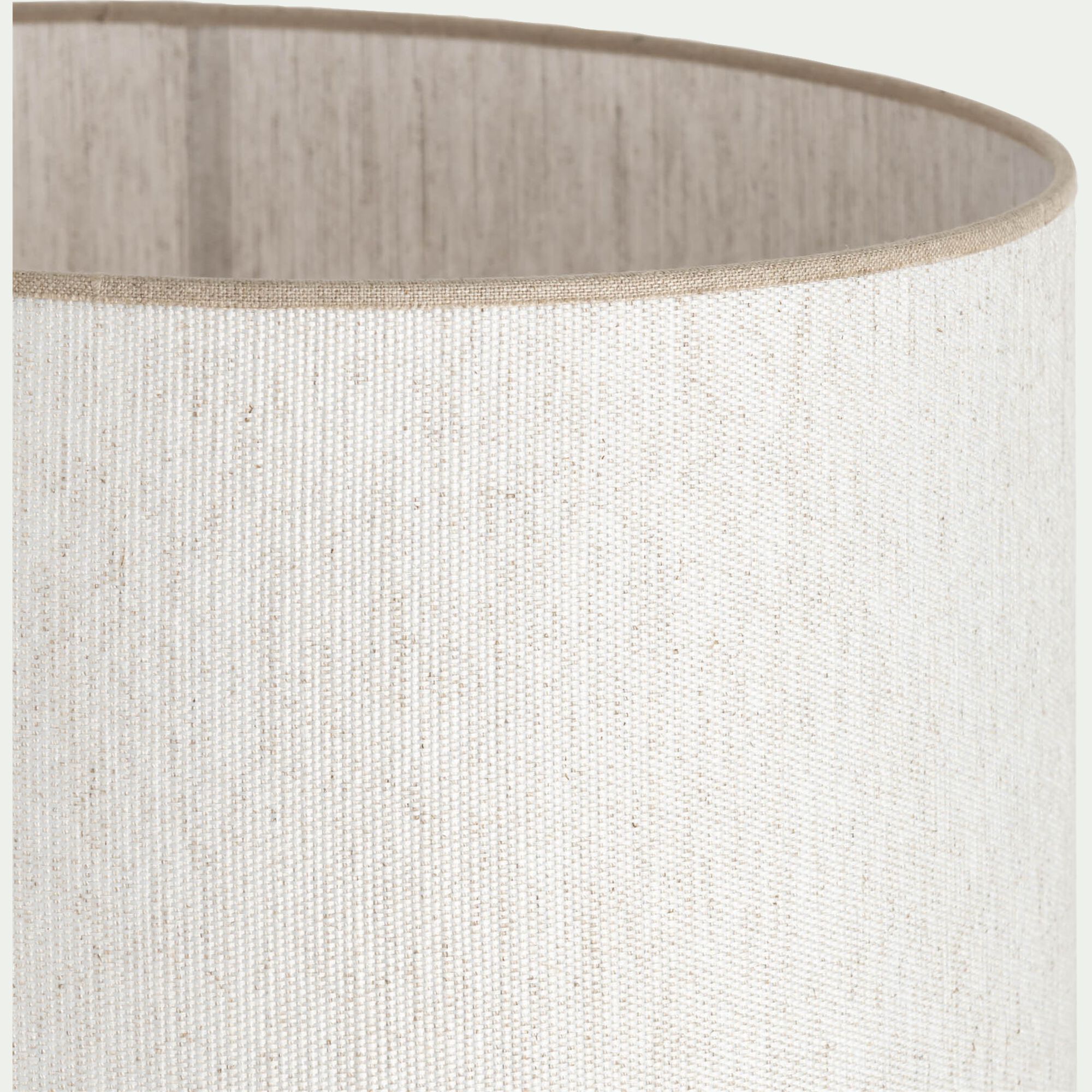 AINO - Abat-jour conique en tissu D40cm - blanc