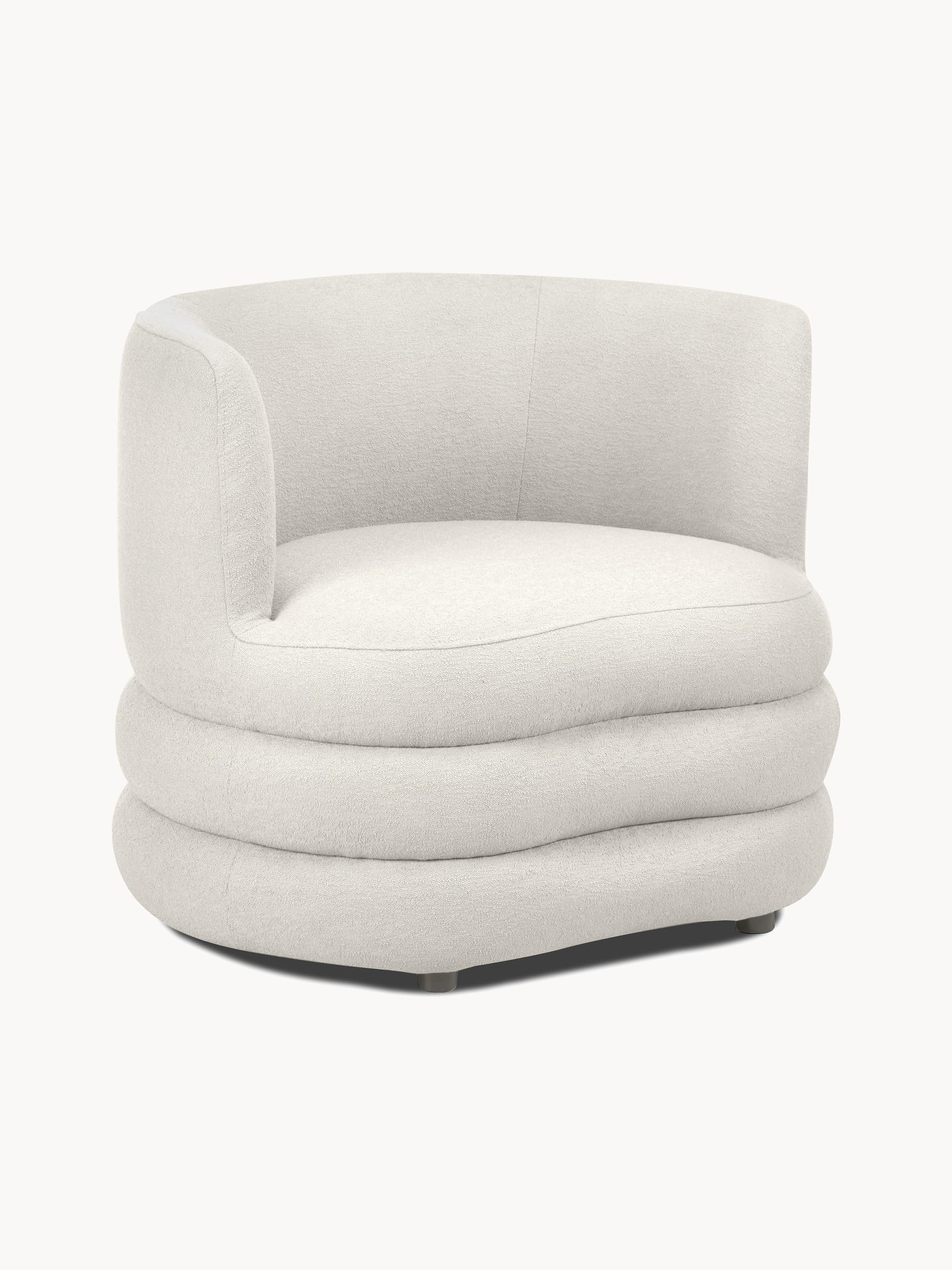 Designer Bouclé-Sessel Solomon
