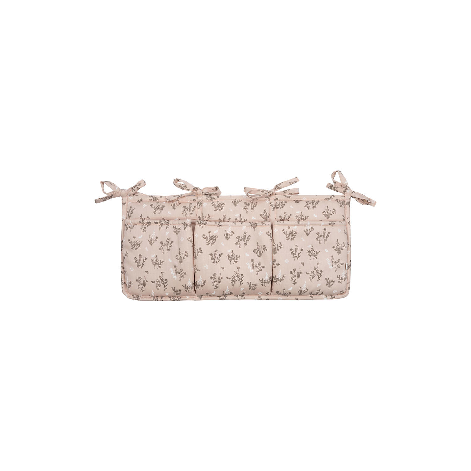 FLORA sengelomme, nightingale/balsam cream/walnut