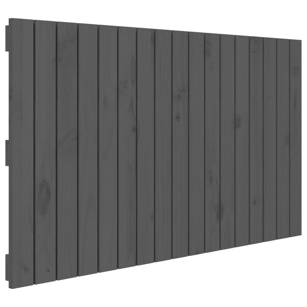 Wezgłowie łóżka Szary 108 x 60 cm Pine Wood vidaXL