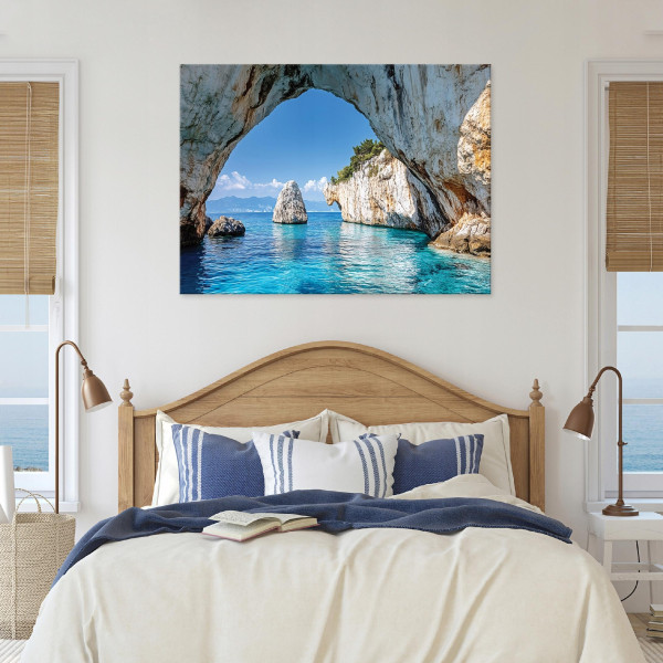 Obraz Ocean Niebieski Na Płótnie Do Sypialni Salonu 60x40