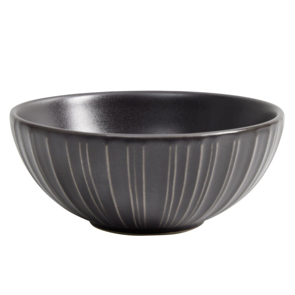 Bol en céramique noir Ø15xH.6,5cm
