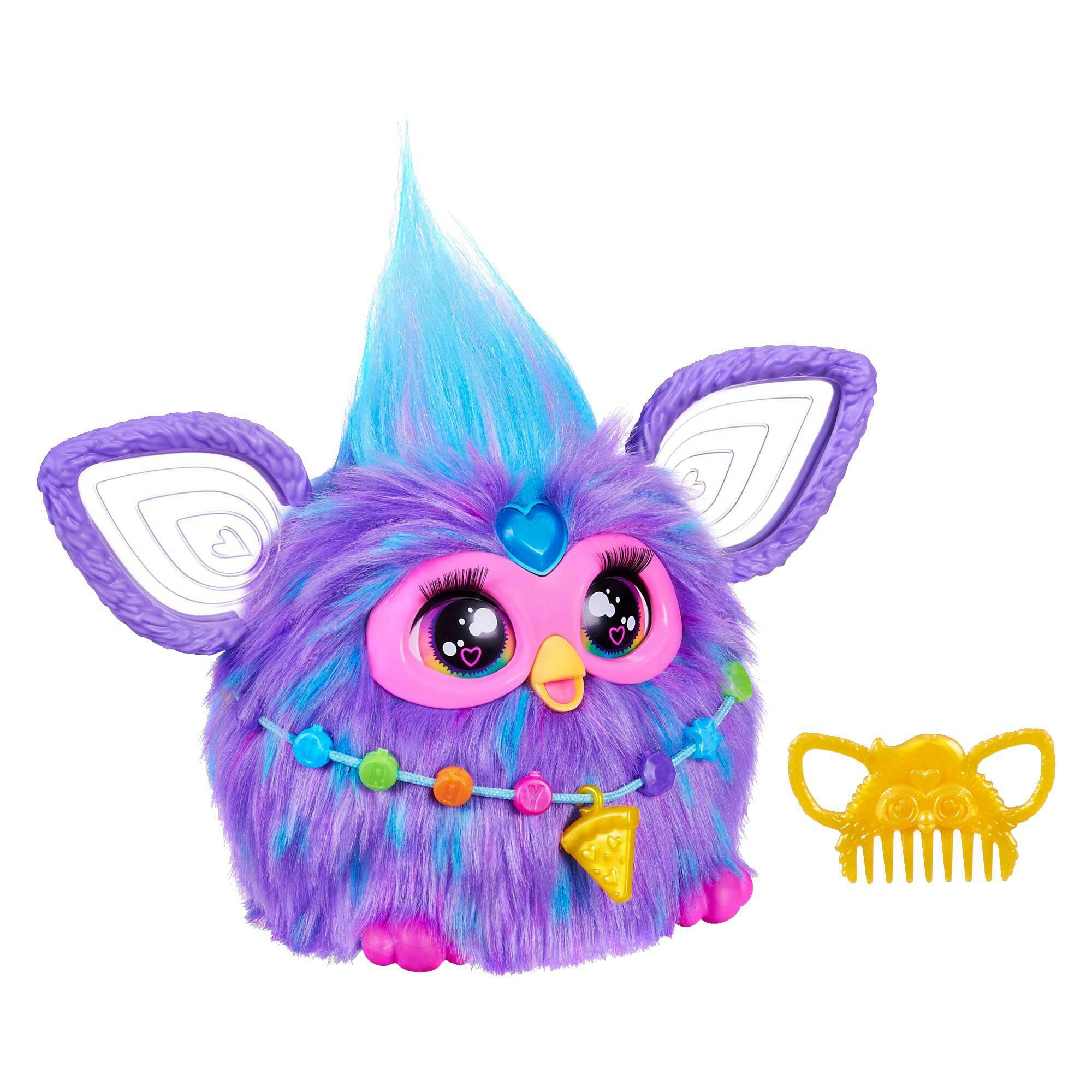 Furby Purple Interactive Plush Toy, English