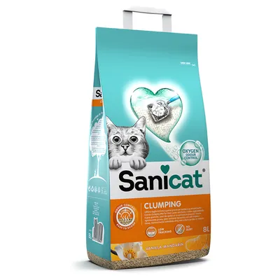 Sanicat Vanilla Mandarin Clumping Cat Litter