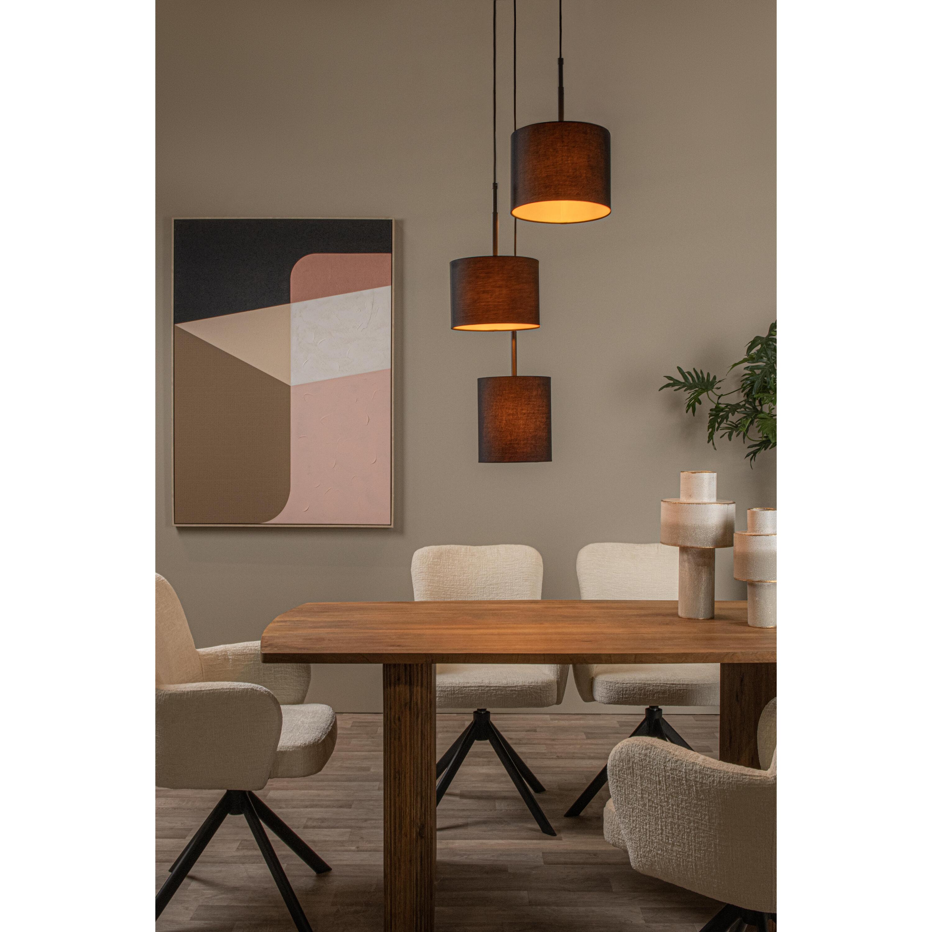 Maya cluster 3 hanglamp rond beige