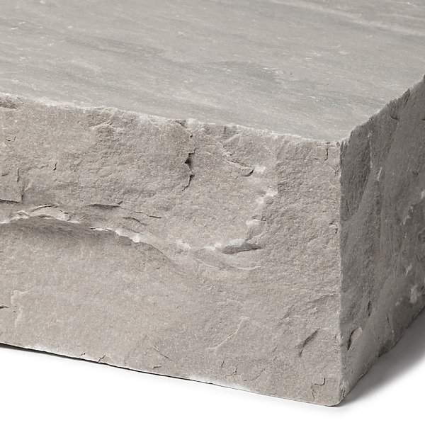 Margelle de piscine Grès Kandla Gris 100x35x15 cm Bord Droit (à l'unité) - RO'MA NATURE