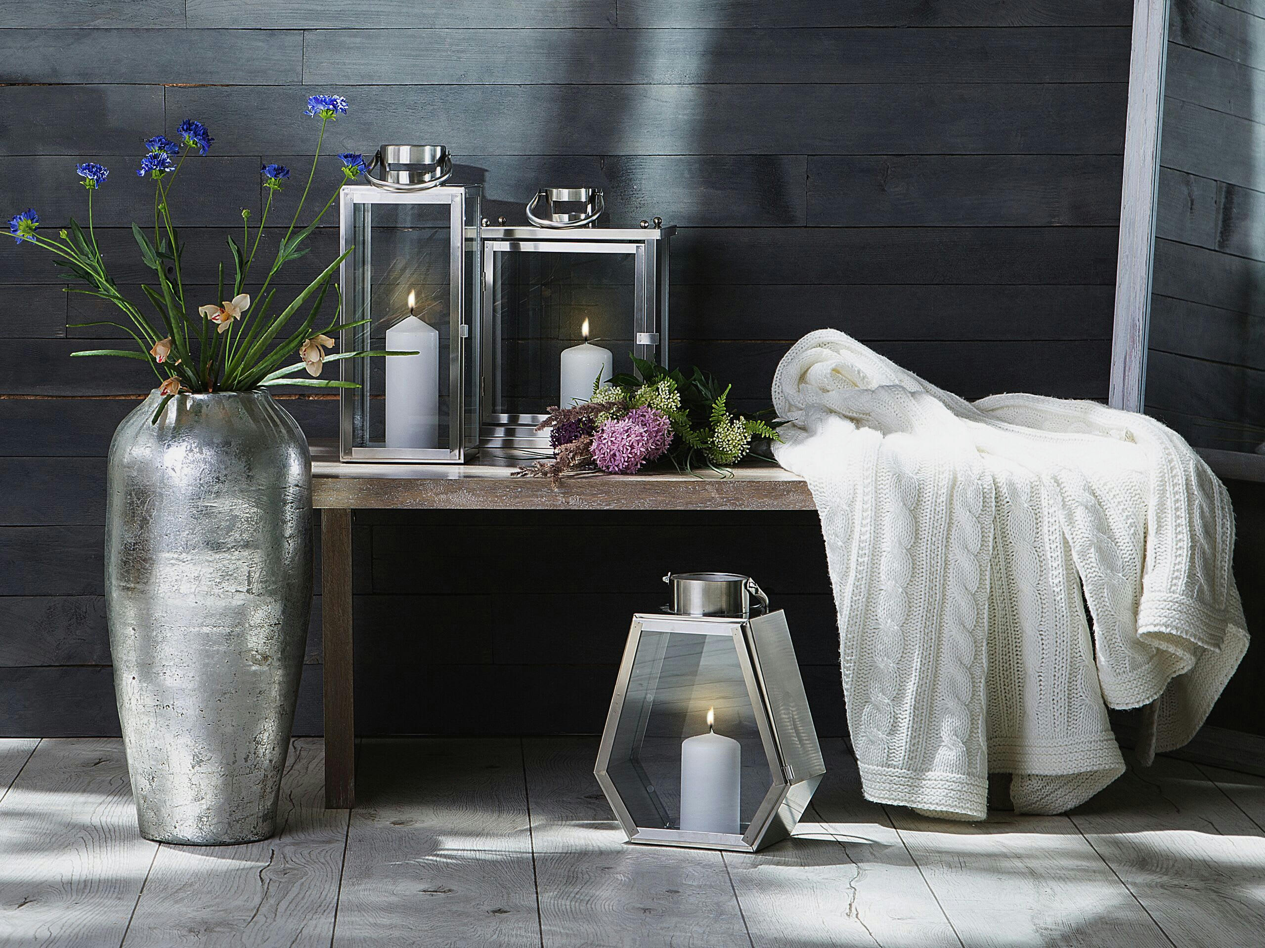 TENERIFE - Lanterne argentée