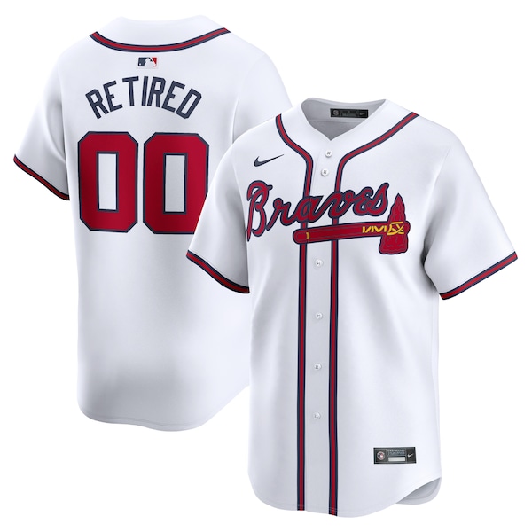 Atlanta Braves Nike Home Limited Pick-A-Player Retired Roster Jersey - White