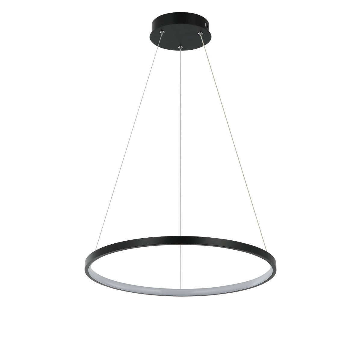 Lampa wisząca RING czarna LED 1x22W Odcienie bieli lm Light Prestige