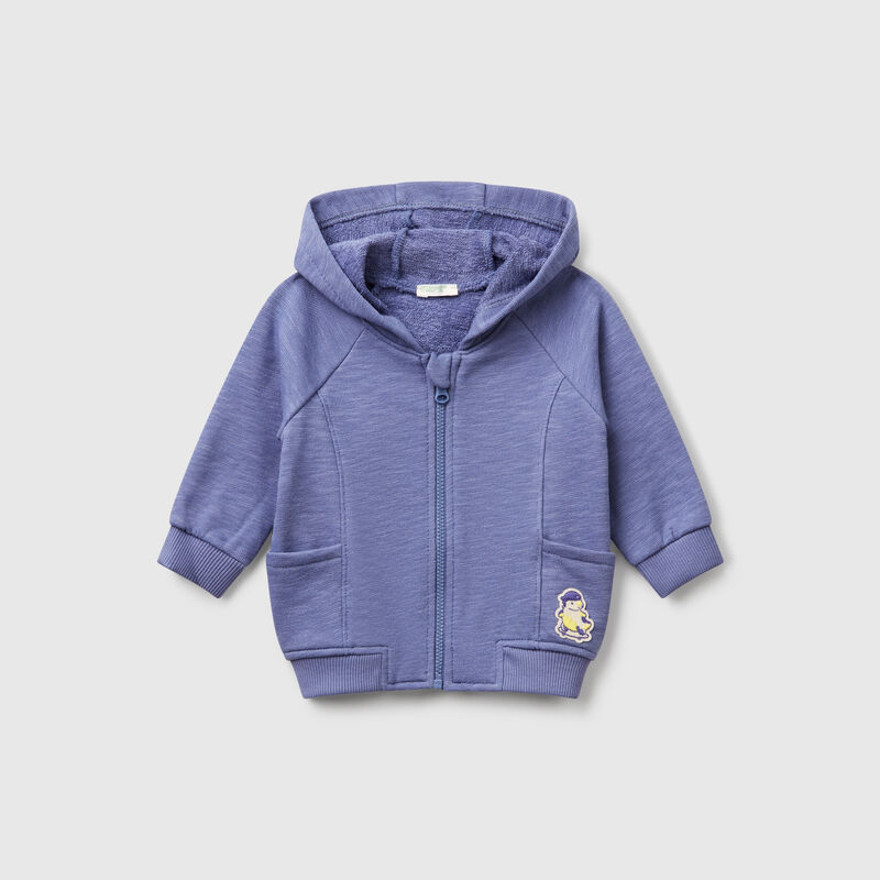 Sweatshirt in terry cloth