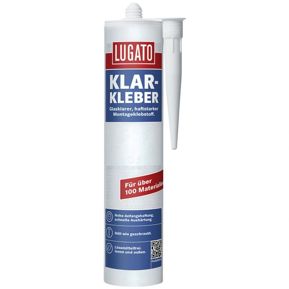 Montagekleber, transparent