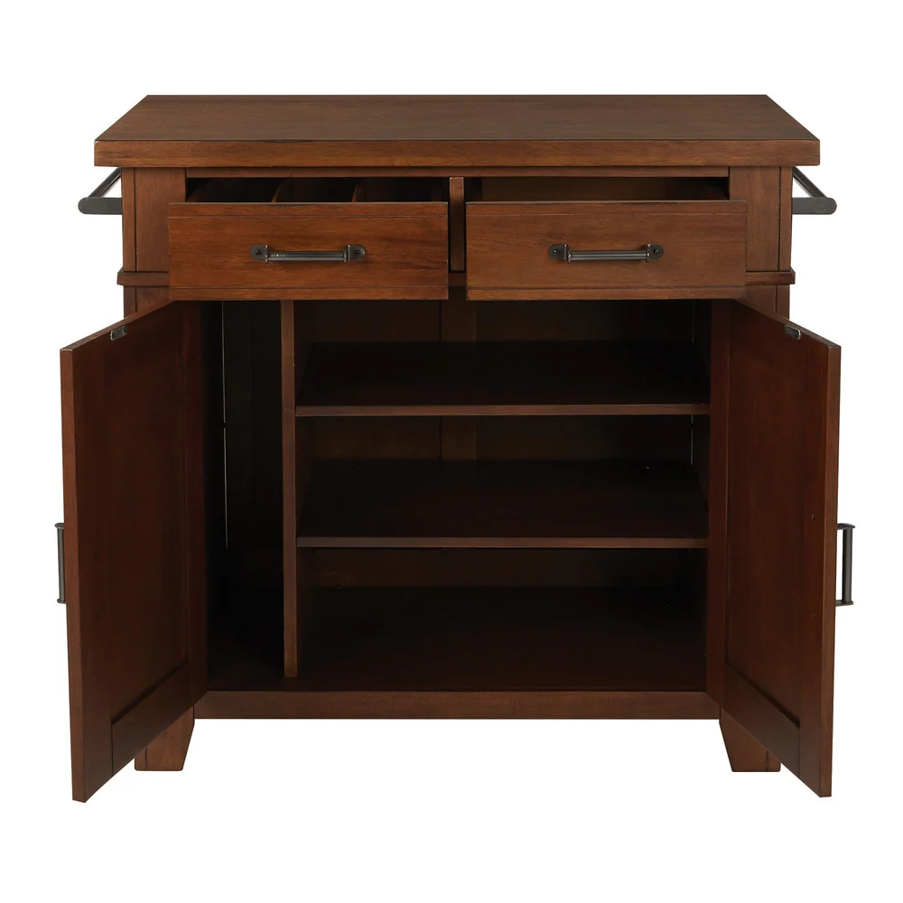 Copper Grove Mandevilla Oak Kitchen Island