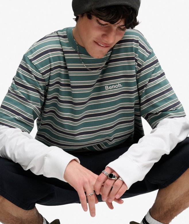 Bench Boxy Stripe T-shirt