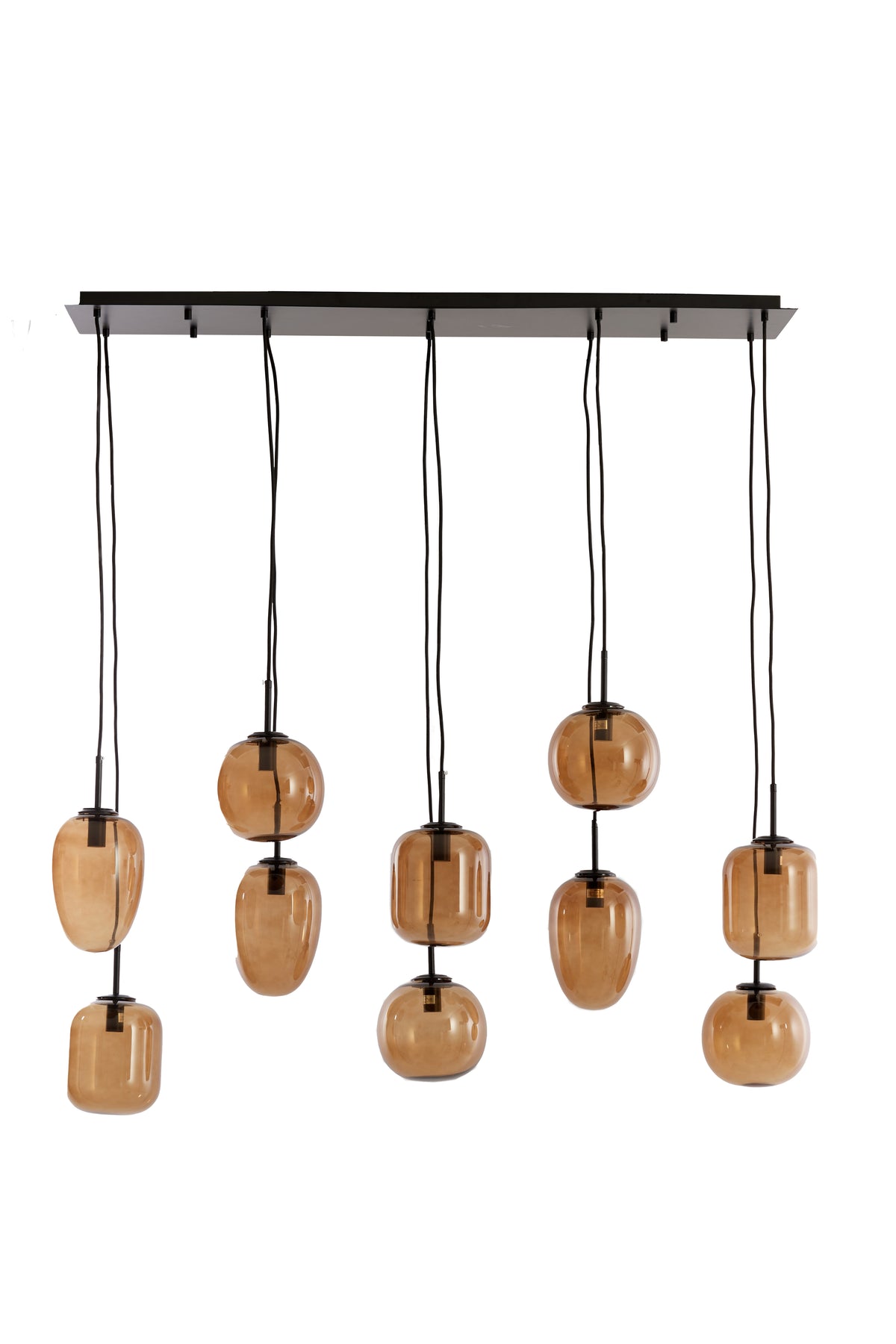 Light & Living hanglamp MEZZA - 120x18x23cm - bruin