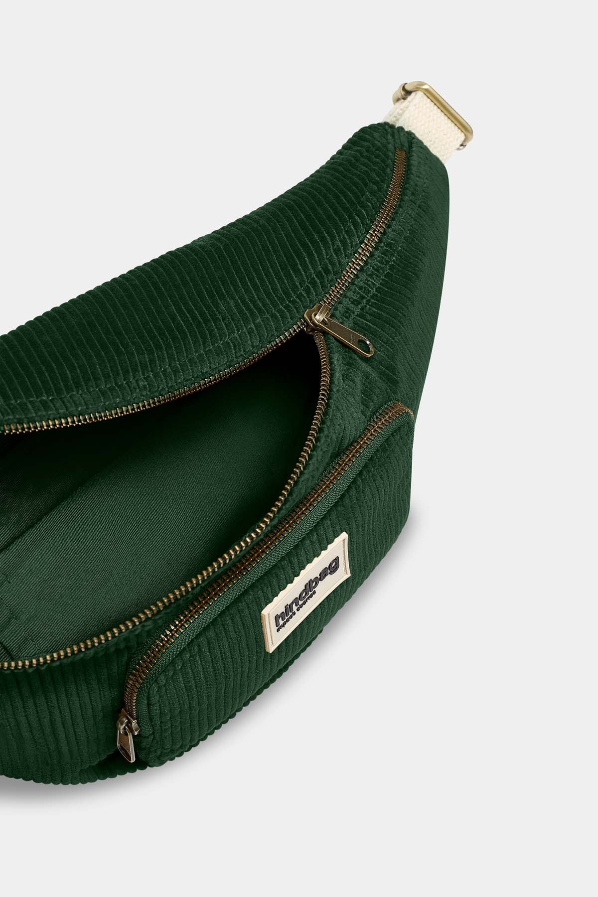 Sac banane XL Sofia Velours Sapin