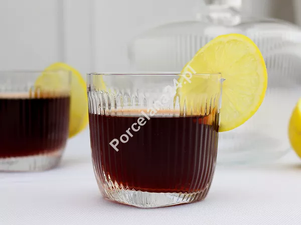 Kpl. do whisky Gentleman Karafka   2 szklanki Krosno - Perfect Serve 44.kpl.1604