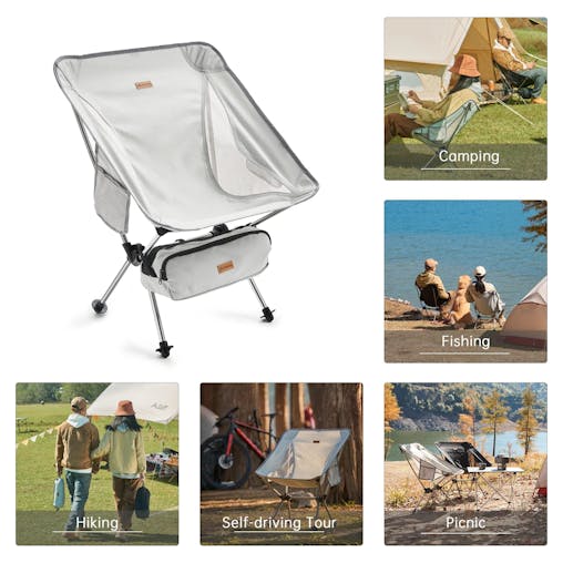 NNEOBA Folding Chair Ultralight Detachable