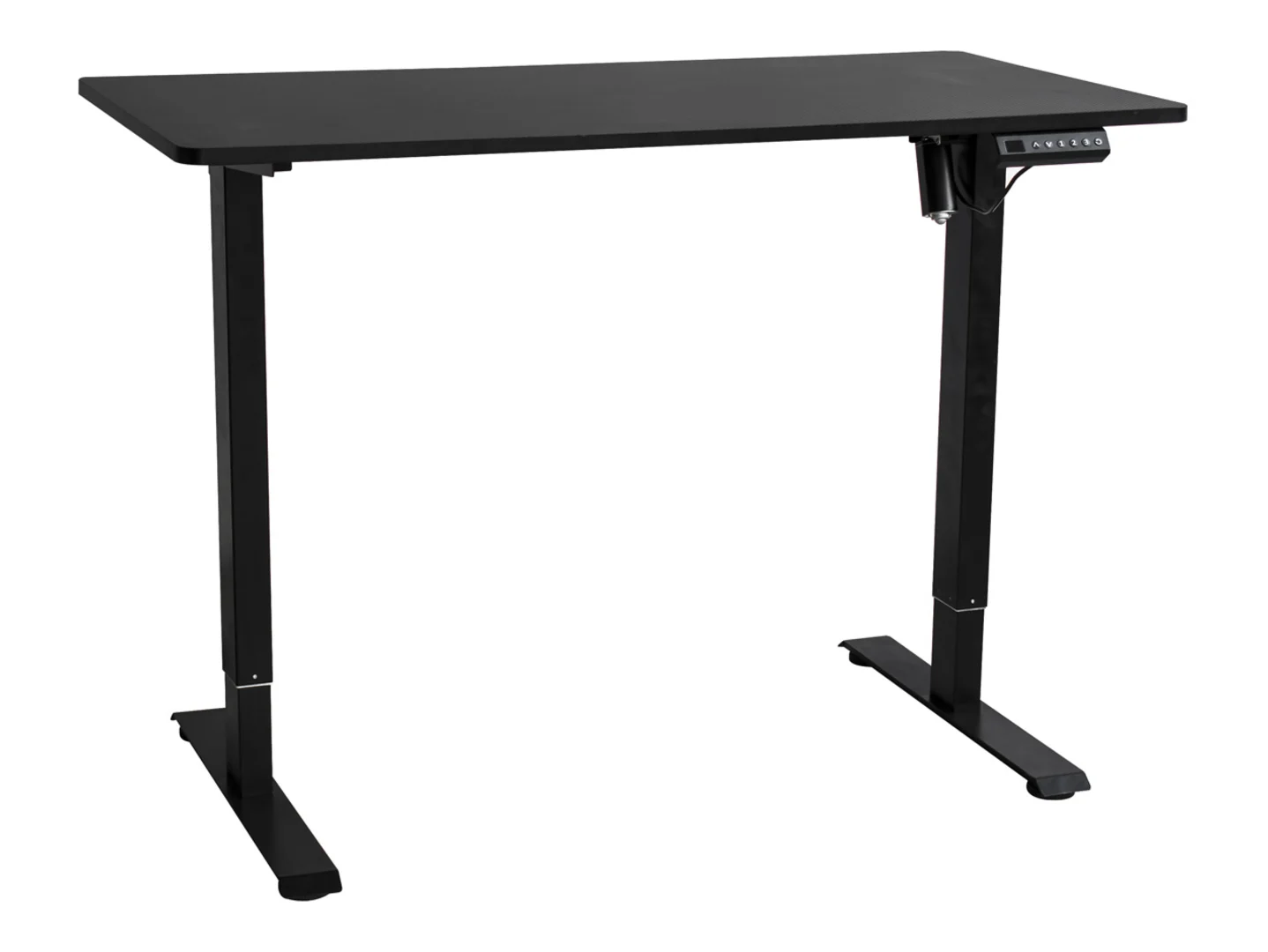 Biurko gamingowe Emil 2 z elektryczną regulacją 120 cm czarne