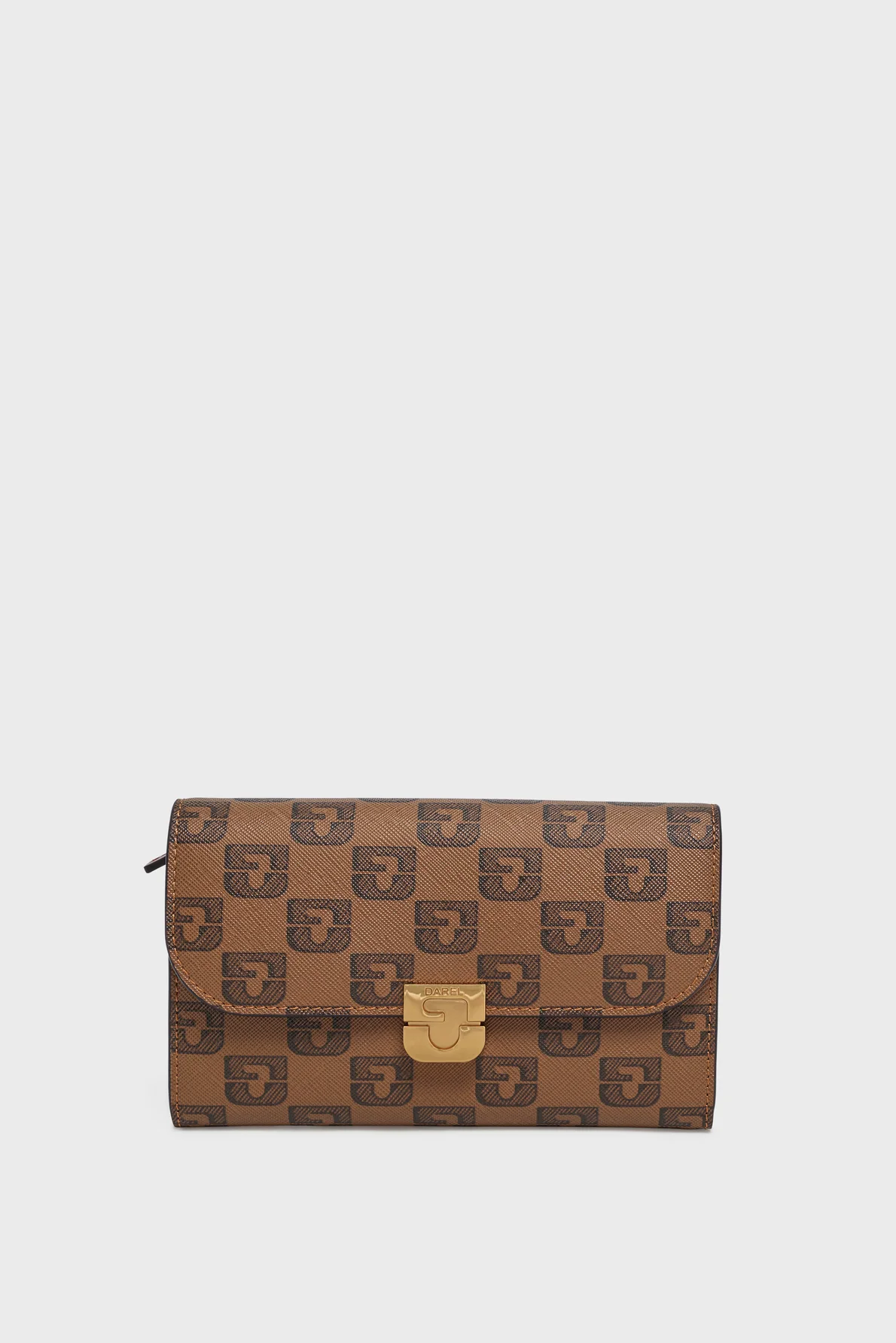 Portefeuille en toile enduite monogrammée et cuir – WALLET