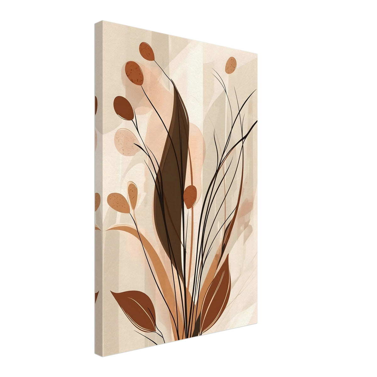 Artfulprints Canvas Boho – Autumn growth canvas - 40x60 cm - beige