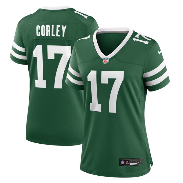 Malachi Corley New York Jets Nike Women's Team Game Jersey - Legacy Green