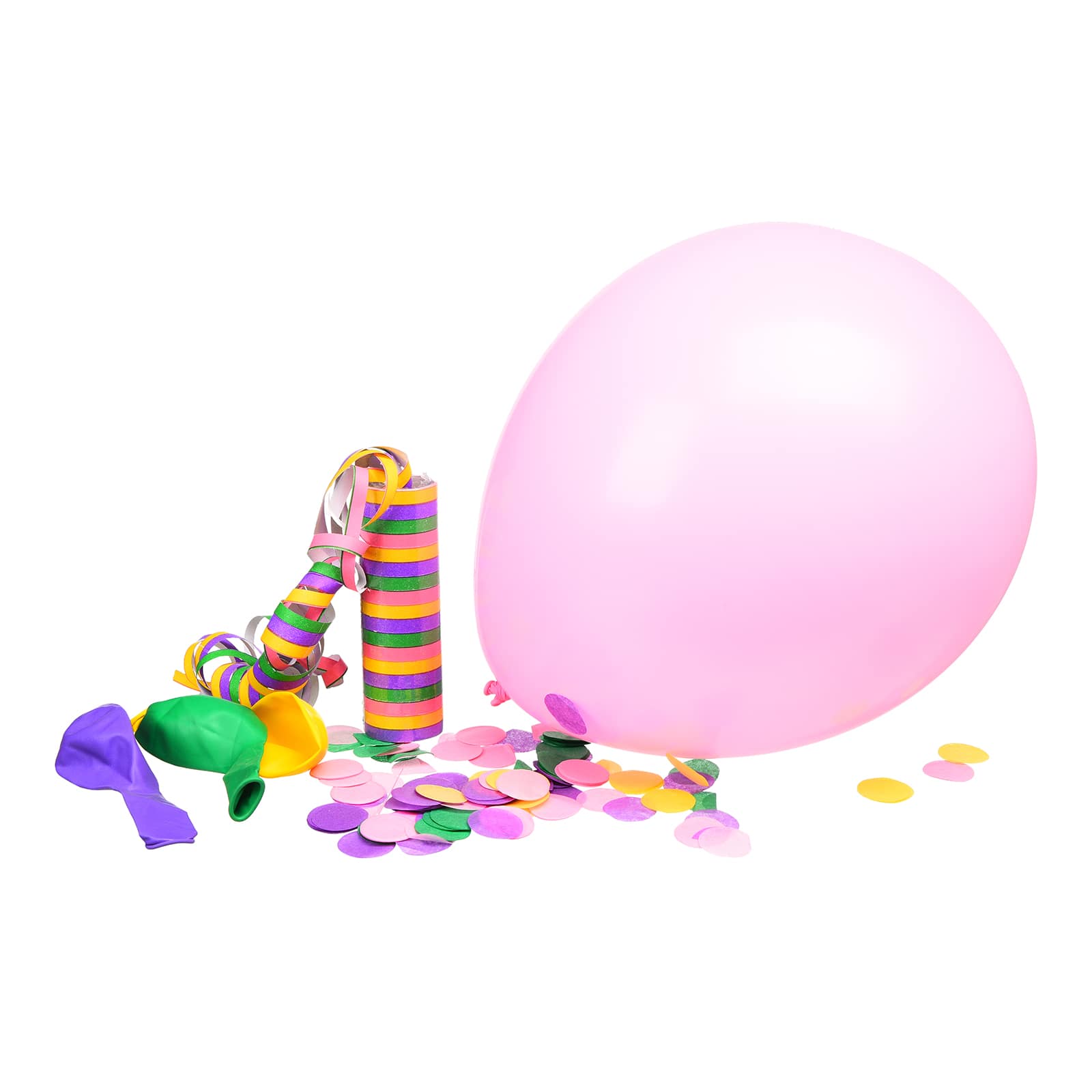 Partydeko-Set Geburtstags-Box Bunt, 7 -tlg.
