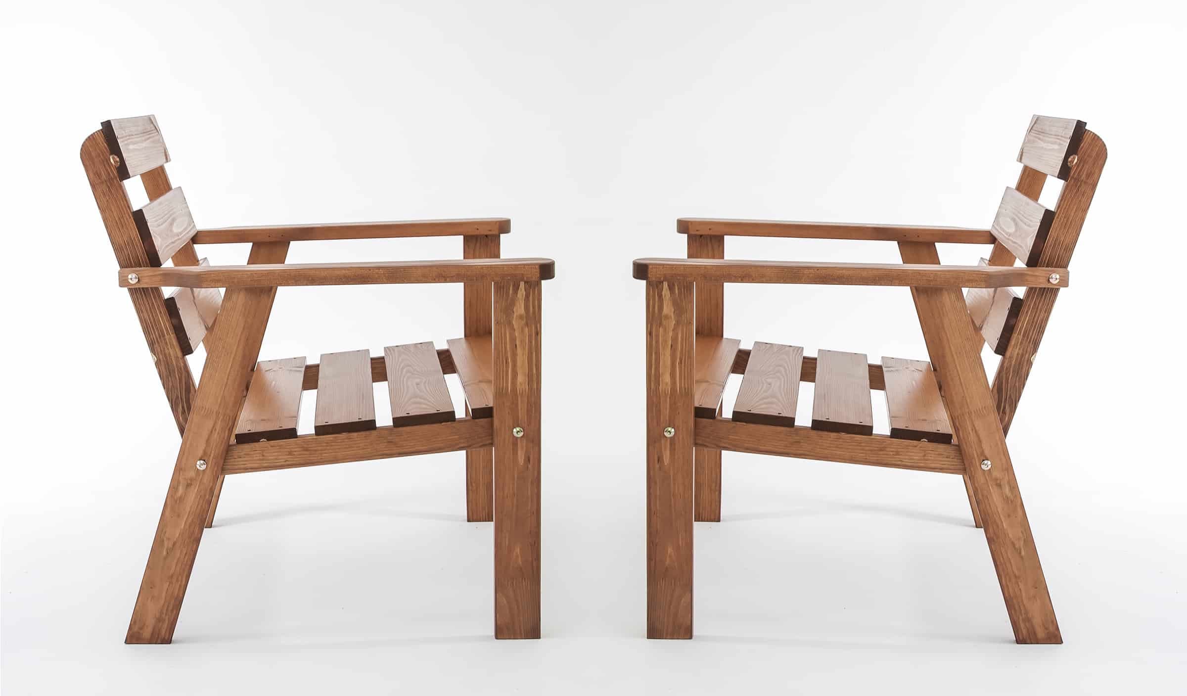 Set van 2 tuinstoelen Atlanta