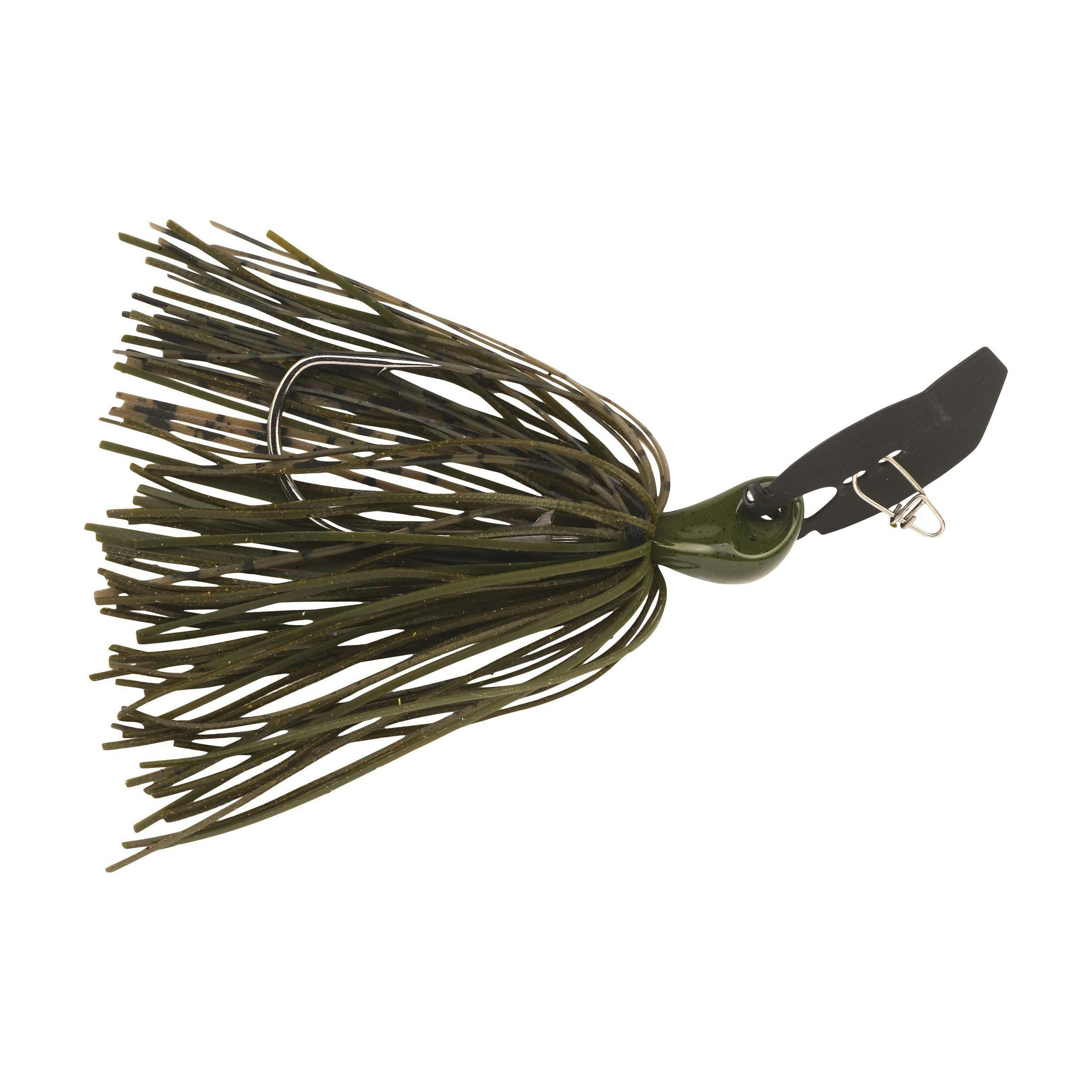 Berkley SlobberKnocker Bladed Jig with Hand Tied PowerBait® Flavoured Skirt, Assorted Colours, 1/2-oz