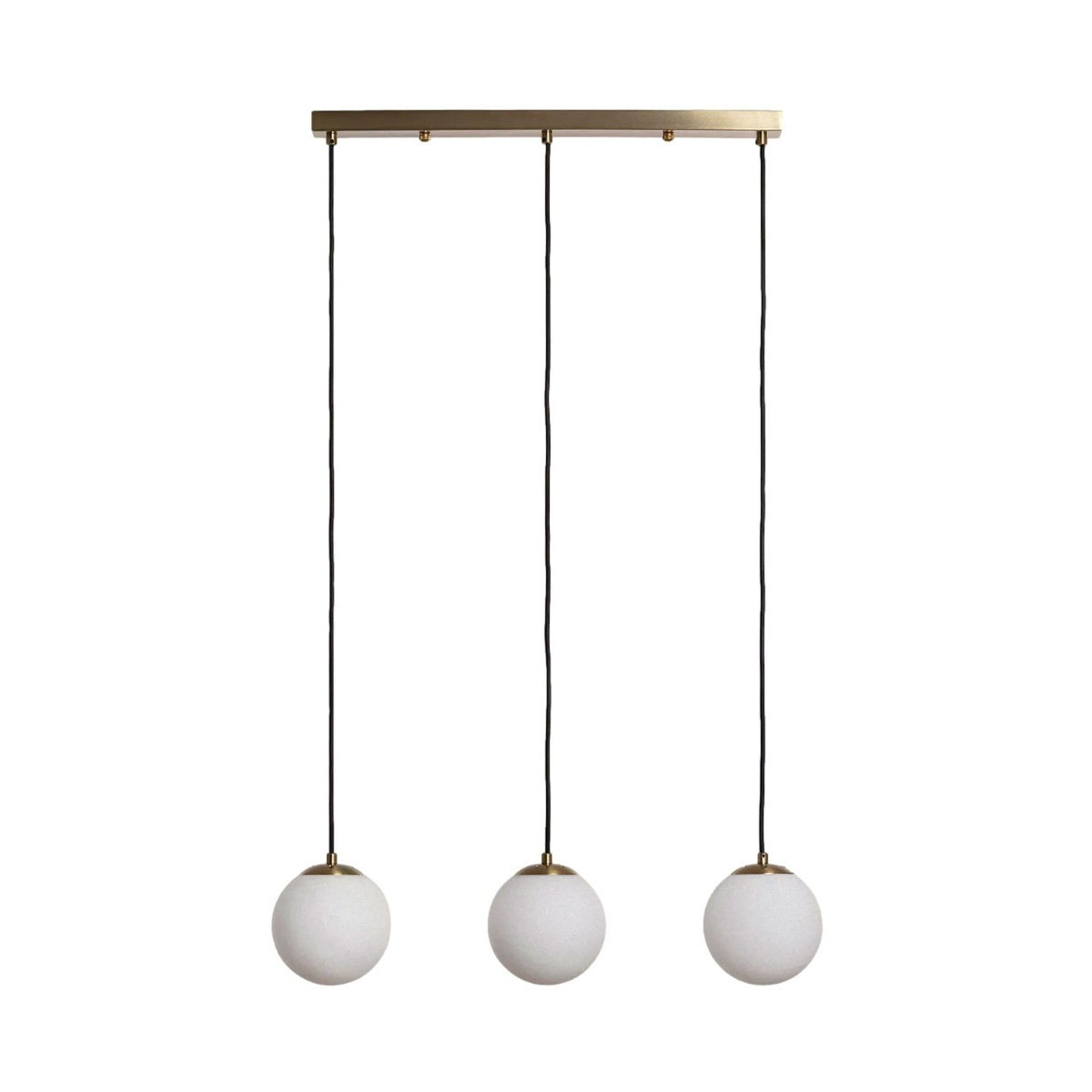 Lampa wisząca złoto-biała-czarna Parma 3xE27x20W wym: 172x60x15 cm Abruzzo