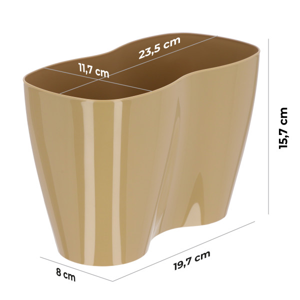 Doniczka Osłonka Donica Wkład Kwiaty Kolory 23cm