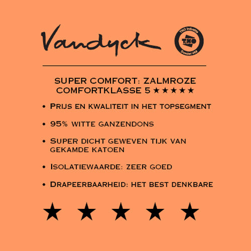 Vandyck Excellent 650 Winterdekbed 240 x 220 cm