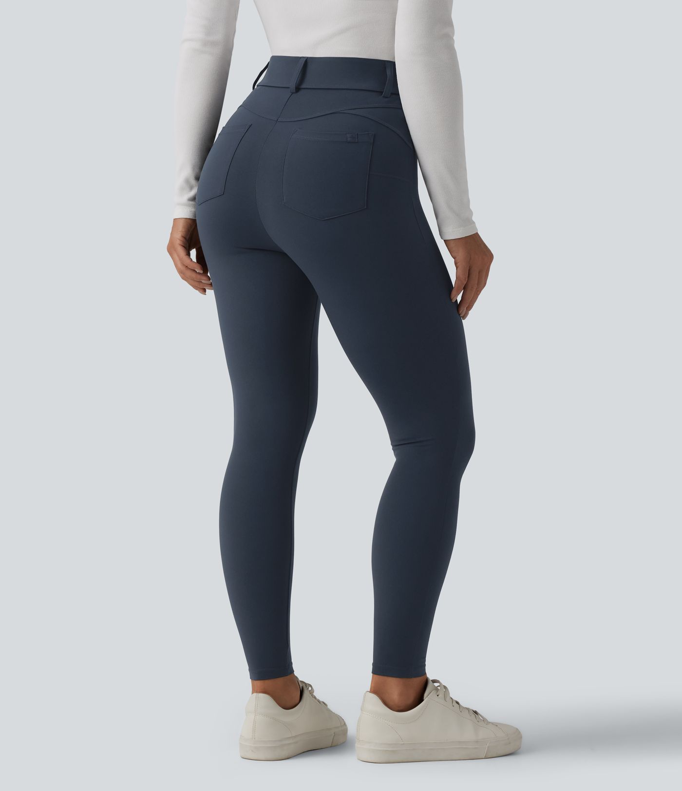 Legging décontracté 7/8 Halara UltraSculpt™ taille haute avec poches
