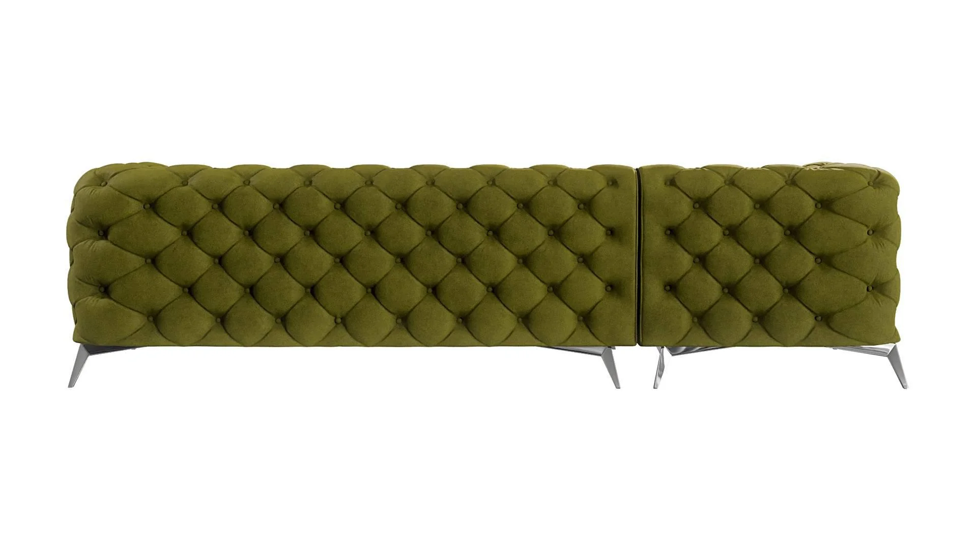 Hoekbank Noralie links velvet