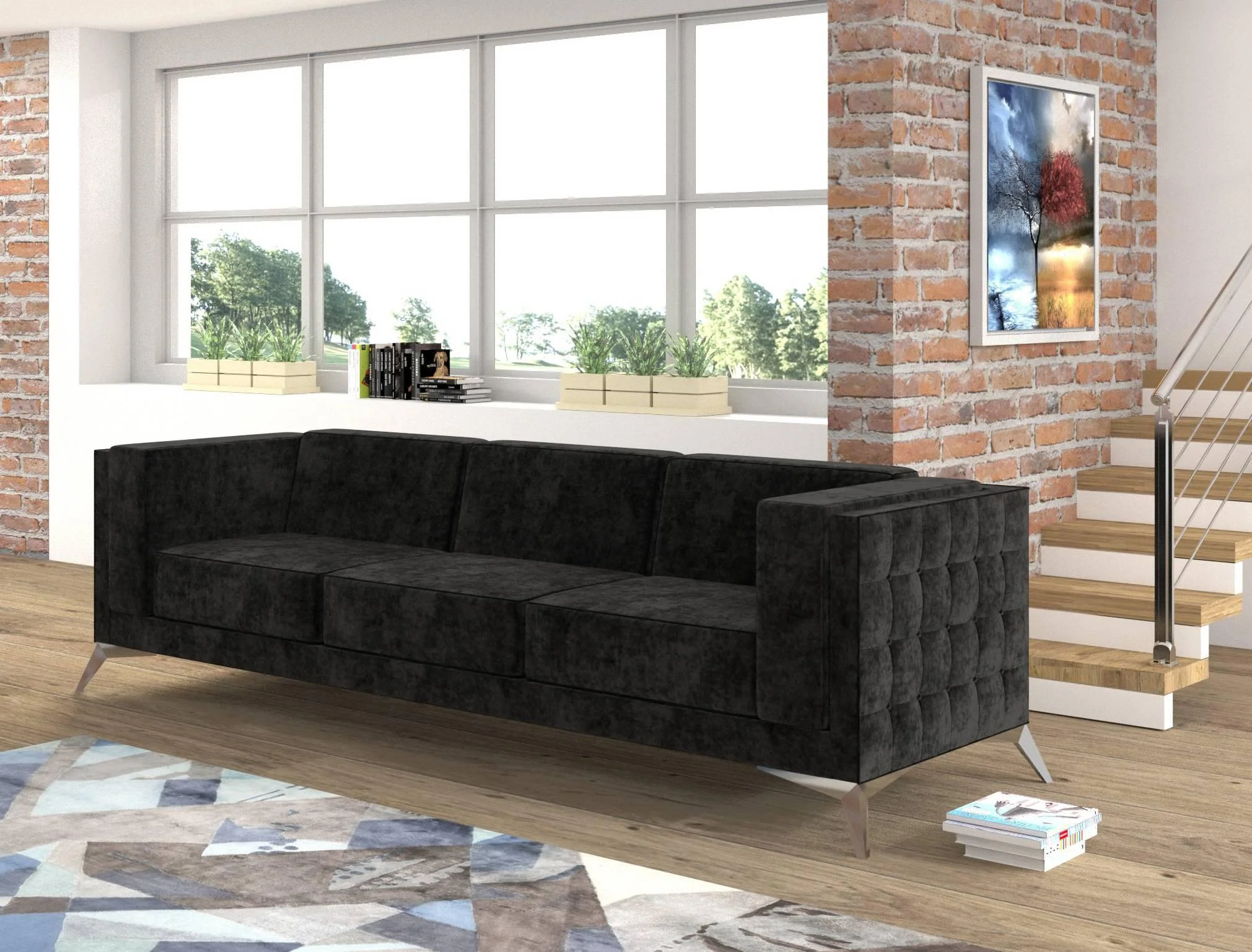 3-zitsbank Gusto velvet
