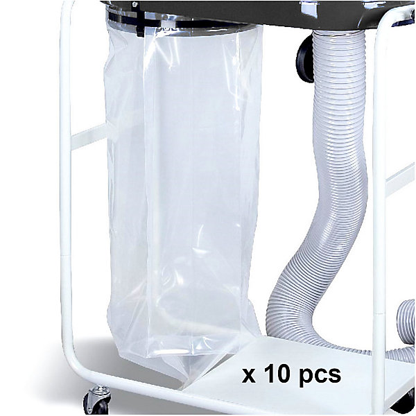 10 Sacs de Récupération à Copeaux et Poussières de Bois D. 700 mm x L. 1500 mm x ép. 200 Microns en- Diamwood