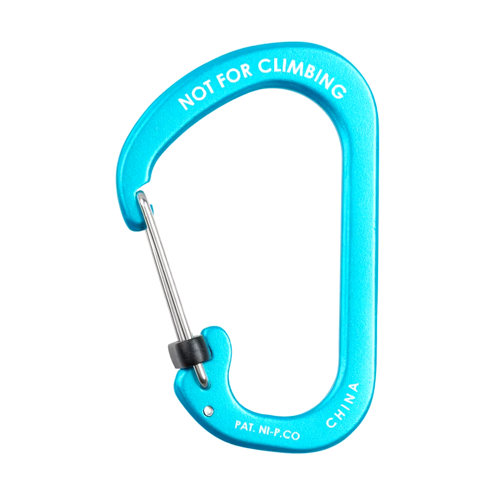 Nite Ize SlideLock #4 Aluminum Wiregate Accessory Carabiner Clip, Holds Up To 75-lbs