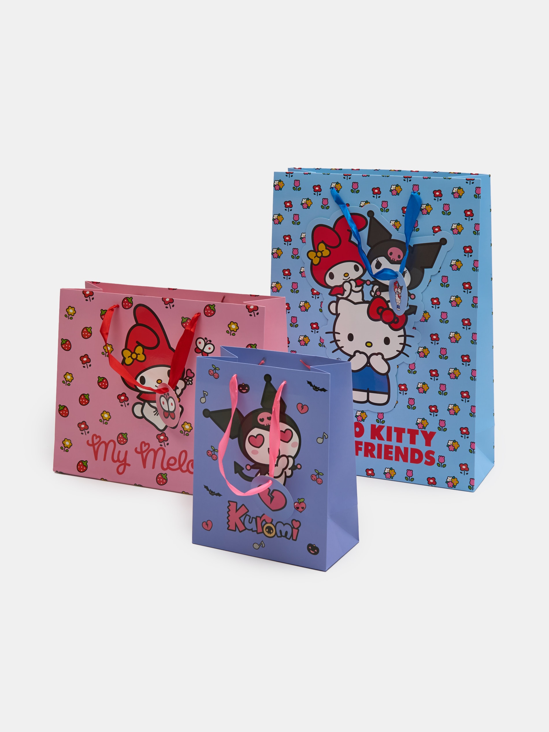 Torby prezentowe 3 pack Hello Kitty and Friends