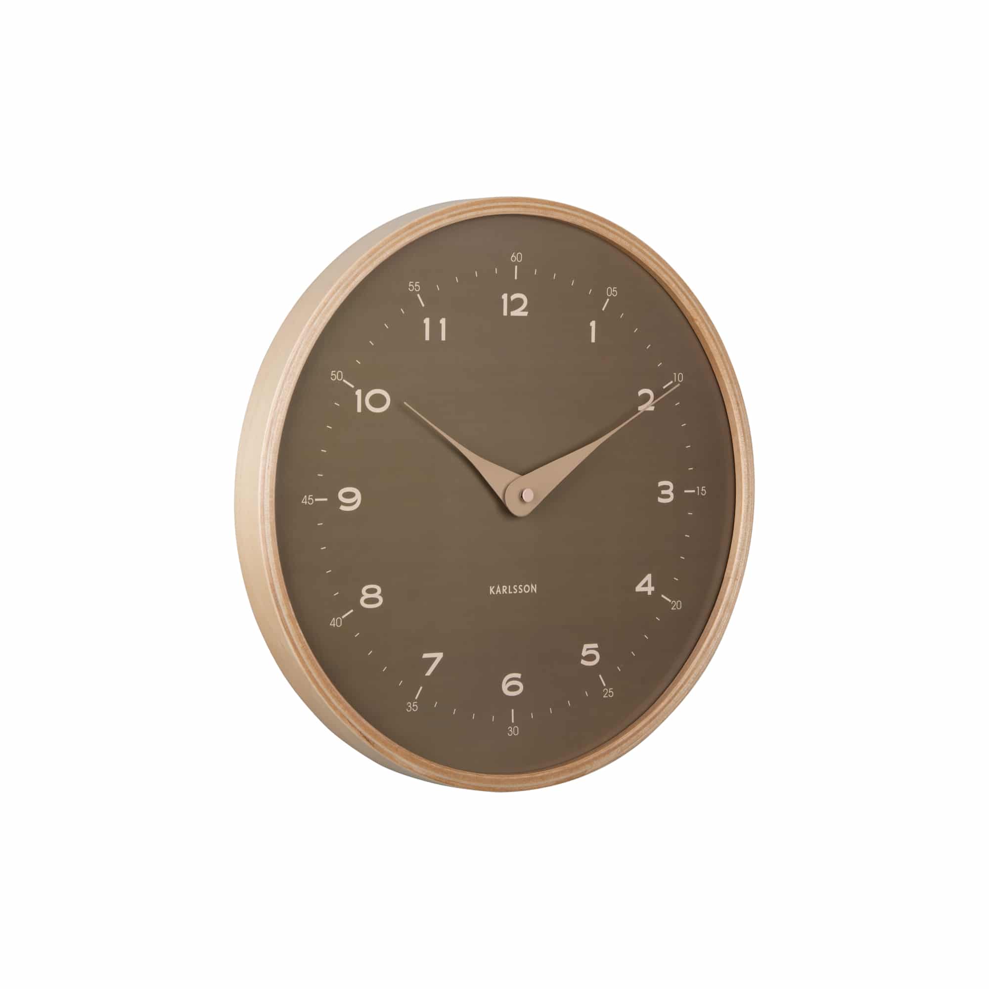Karlsson wandklok Osado Dome - groen - Ø30cm