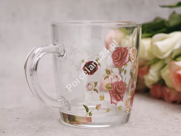 Kubek szklany Toronto 350 ml Altom Design - Róża 07.WAL.3570