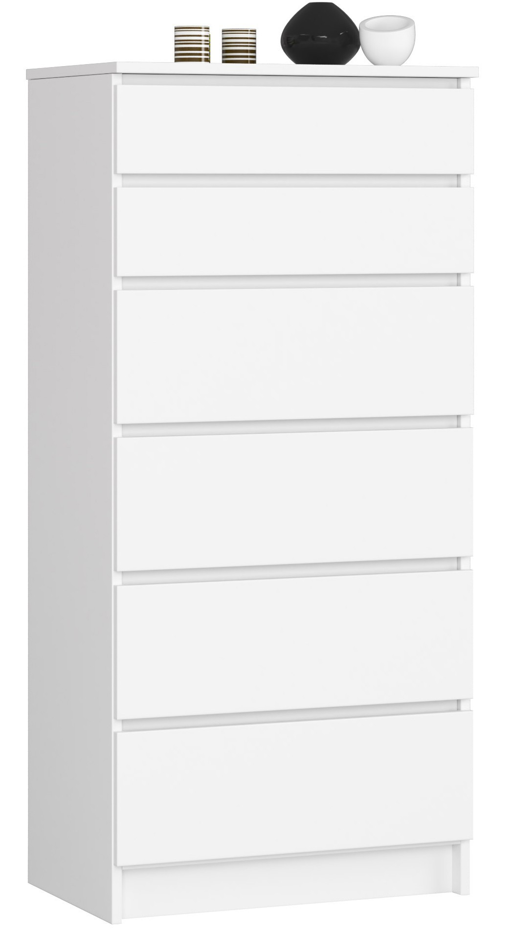 Komoda K60 6Sz Clp Pk Biały