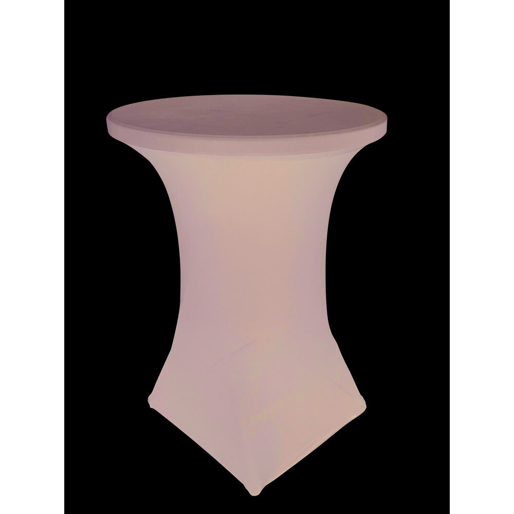Housse de table haute ronde Fiesta Ø80xH110cm noir