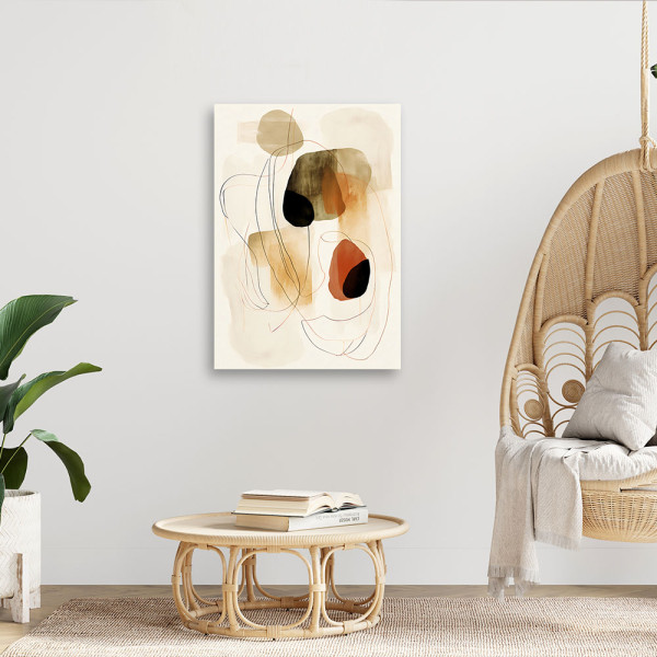 Feeby Obraz na płótnie, Abstrakcja boho 40x60