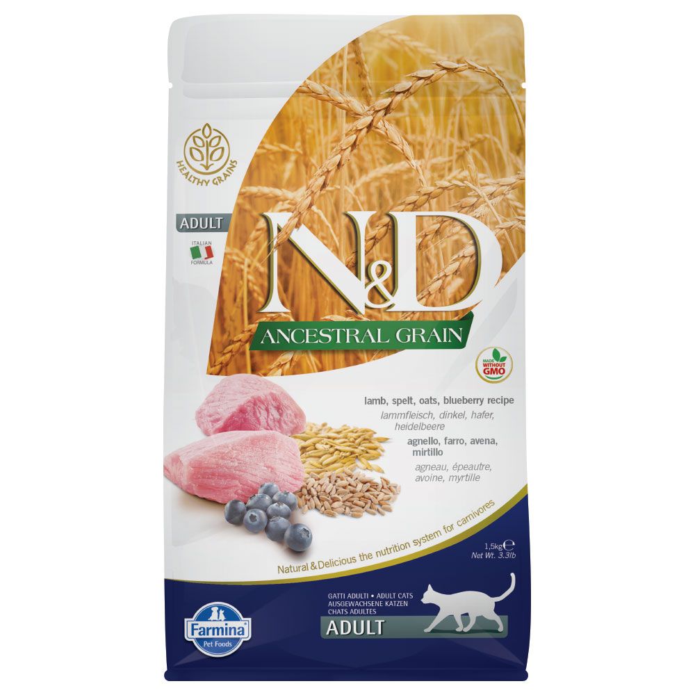 N&D Cat Ancestral Grain Adult Lamb & Blueberry